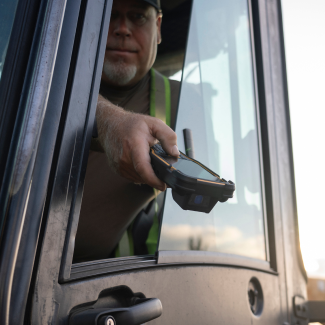 Man delivering product